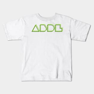 ABDL - Retro Green Kids T-Shirt